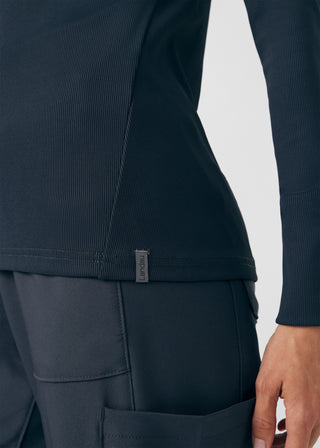 Pewter Forward 1-Pocket Long-Sleeve Tee Scrubs