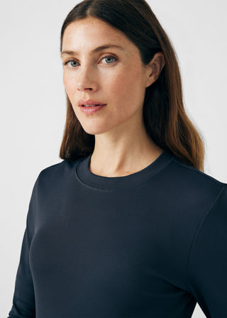 Pewter Forward 1-Pocket Long-Sleeve Tee Scrubs
