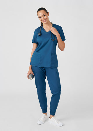 Caribbean ProFlex 3-Pocket V-Neck Top Scrubs