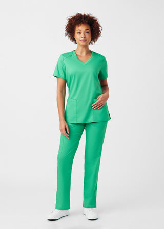 Cool Mint ProFlex 3-Pocket V-Neck Top Scrubs