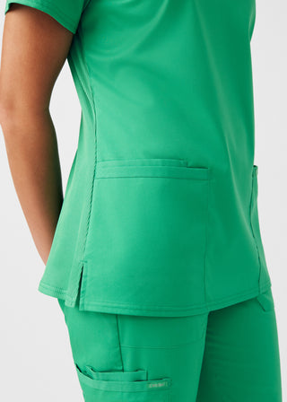 Cool Mint ProFlex 3-Pocket V-Neck Top Scrubs