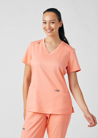Desert Flower ProFlex 3-Pocket V-Neck Top Scrubs