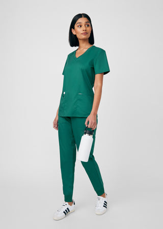 Hunter ProFlex 3-Pocket V-Neck Top Scrubs