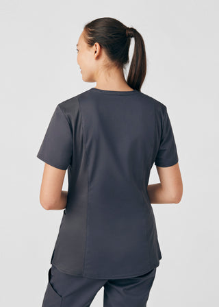 Graphite ProFlex 3-Pocket V-Neck Top Scrubs