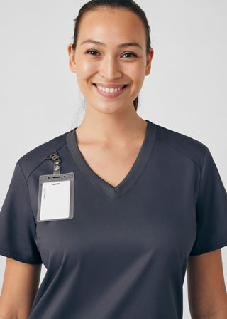 Graphite ProFlex 3-Pocket V-Neck Top Scrubs