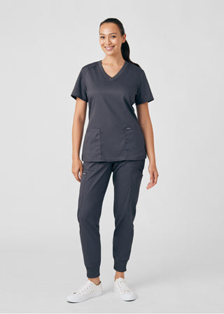 Graphite ProFlex 3-Pocket V-Neck Top Scrubs