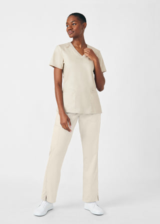 Sandstone ProFlex 3-Pocket V-Neck Top Scrubs