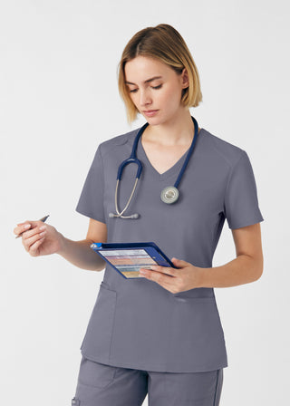 Steel ProFlex 3-Pocket V-Neck Top Scrubs