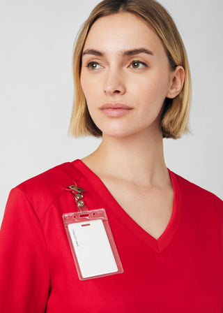 True Red ProFlex 3-Pocket V-Neck Top Scrubs