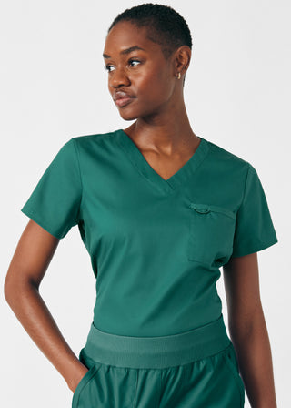 Hunter ProFlex 2-Pocket V-Neck Top Scrubs