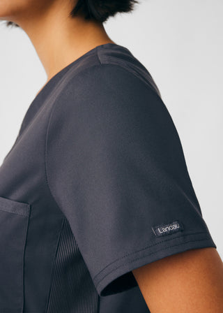 Graphite ProFlex 2-Pocket V-Neck Top Scrubs