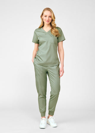 Seagrass ProFlex 2-Pocket V-Neck Top Scrubs