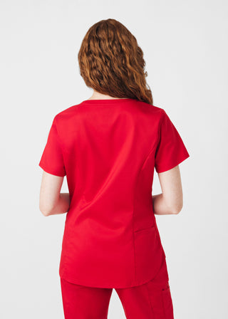 True Red ProFlex 2-Pocket V-Neck Top Scrubs