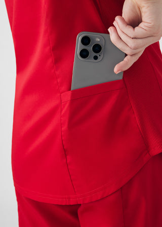 True Red ProFlex 2-Pocket V-Neck Top Scrubs
