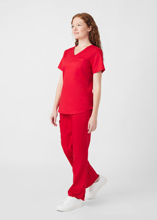 True Red ProFlex 2-Pocket V-Neck Top Scrubs