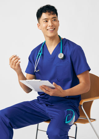 Galaxy ProFlex 2-Pocket V-Neck Top Scrubs