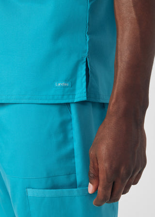 Teal ProFlex 2-Pocket V-Neck Top Scrubs