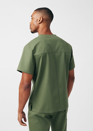 Olive Moss ProFlex 2-Pocket V-Neck Top Scrubs