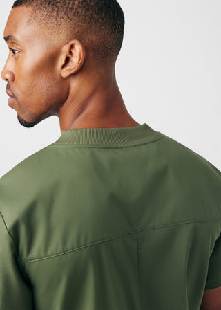 Olive Moss ProFlex 2-Pocket V-Neck Top Scrubs