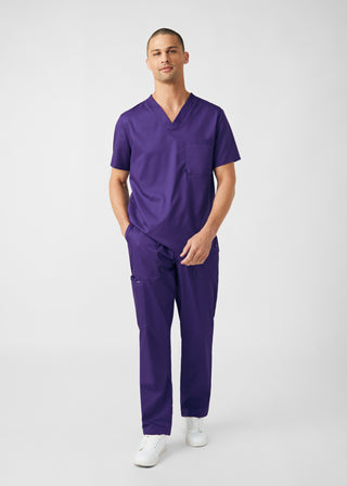 Grape ProFlex 2-Pocket V-Neck Top Scrubs