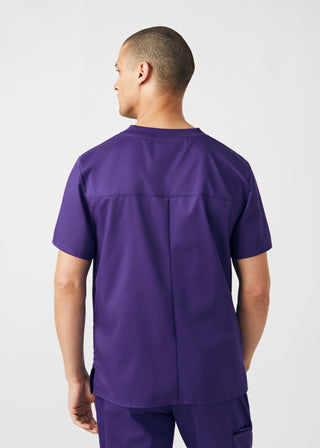 Grape ProFlex 2-Pocket V-Neck Top Scrubs