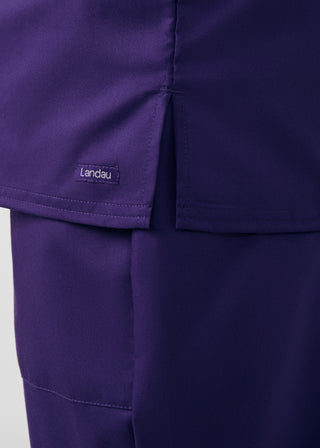 Grape ProFlex 2-Pocket V-Neck Top Scrubs