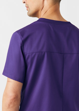 Grape ProFlex 2-Pocket V-Neck Top Scrubs