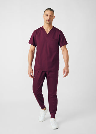 Wine ProFlex 2-Pocket V-Neck Top Scrubs