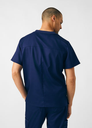 True Navy ProFlex 2-Pocket V-Neck Top Scrubs