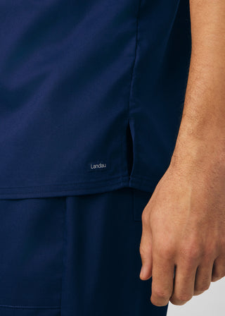 True Navy ProFlex 2-Pocket V-Neck Top Scrubs