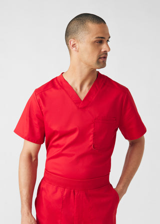 True Red ProFlex 2-Pocket V-Neck Top Scrubs