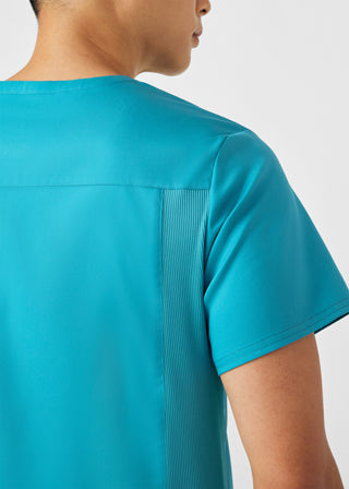 Teal ProFlex 4-Pocket V-Neck Top Scrubs