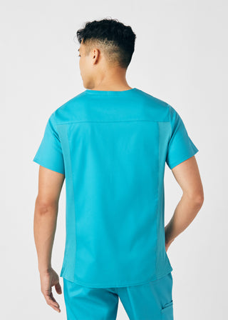 Teal ProFlex 4-Pocket V-Neck Top Scrubs