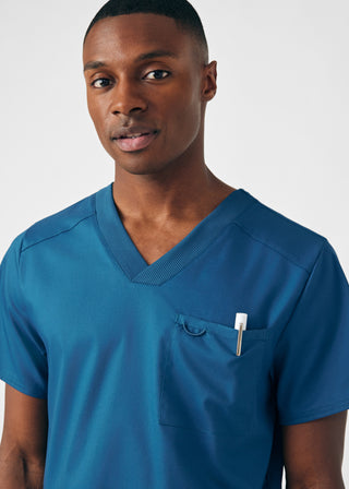 Caribbean ProFlex 4-Pocket V-Neck Top Scrubs