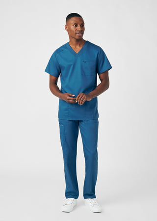 Caribbean ProFlex 4-Pocket V-Neck Top Scrubs