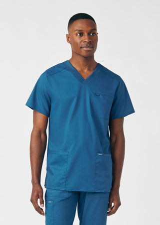 Caribbean ProFlex 4-Pocket V-Neck Top Scrubs