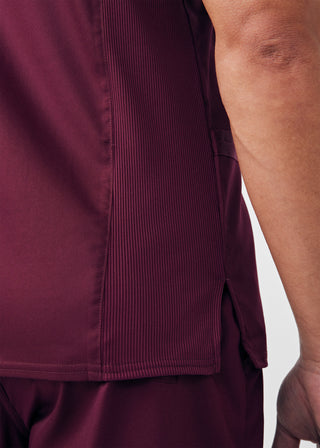 Wine ProFlex 4-Pocket V-Neck Top Scrubs