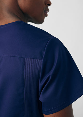 True Navy ProFlex 4-Pocket V-Neck Top Scrubs