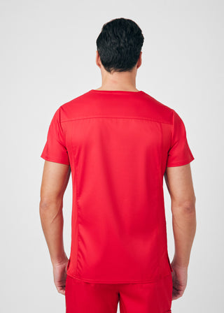 True Red ProFlex 4-Pocket V-Neck Top Scrubs