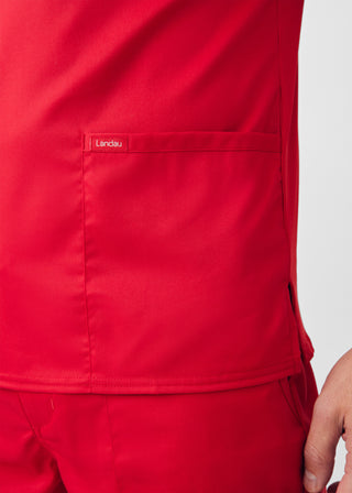True Red ProFlex 4-Pocket V-Neck Top Scrubs