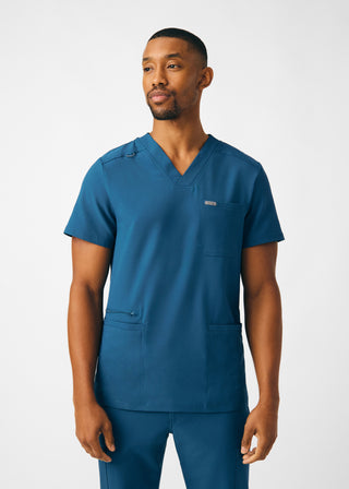 Caribbean Forward 4-Pocket V-Neck Top Scrubs