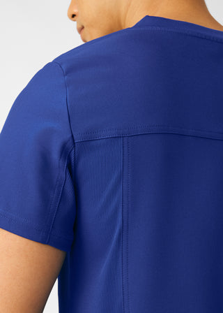 Galaxy Forward 4-Pocket V-Neck Top Scrubs