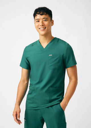Hunter Forward 4-Pocket V-Neck Top Scrubs