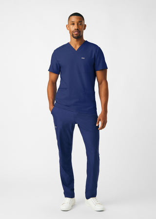 Navy Forward 4-Pocket V-Neck Top Scrubs