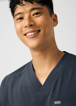 Pewter Forward 4-Pocket V-Neck Top Scrubs