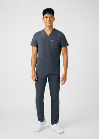 Pewter Forward 4-Pocket V-Neck Top Scrubs