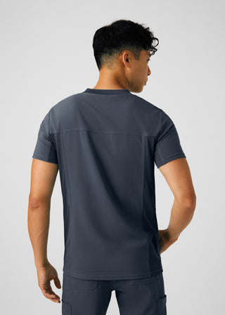 Pewter Forward 4-Pocket V-Neck Top Scrubs