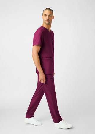 Wine Forward 4-Pocket V-Neck Top Scrubs