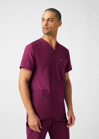 Wine Forward 4-Pocket V-Neck Top Scrubs