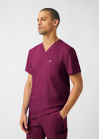 Wine Forward 4-Pocket V-Neck Top Scrubs